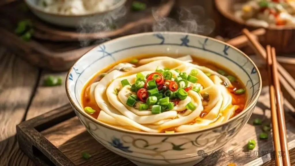 Chinese noodles street food