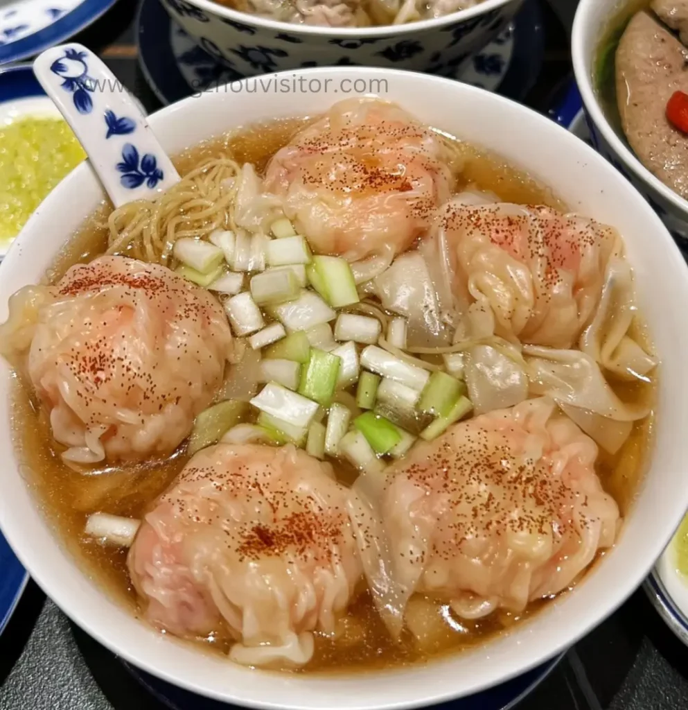 Wonton Noodle Soup (云吞面) food