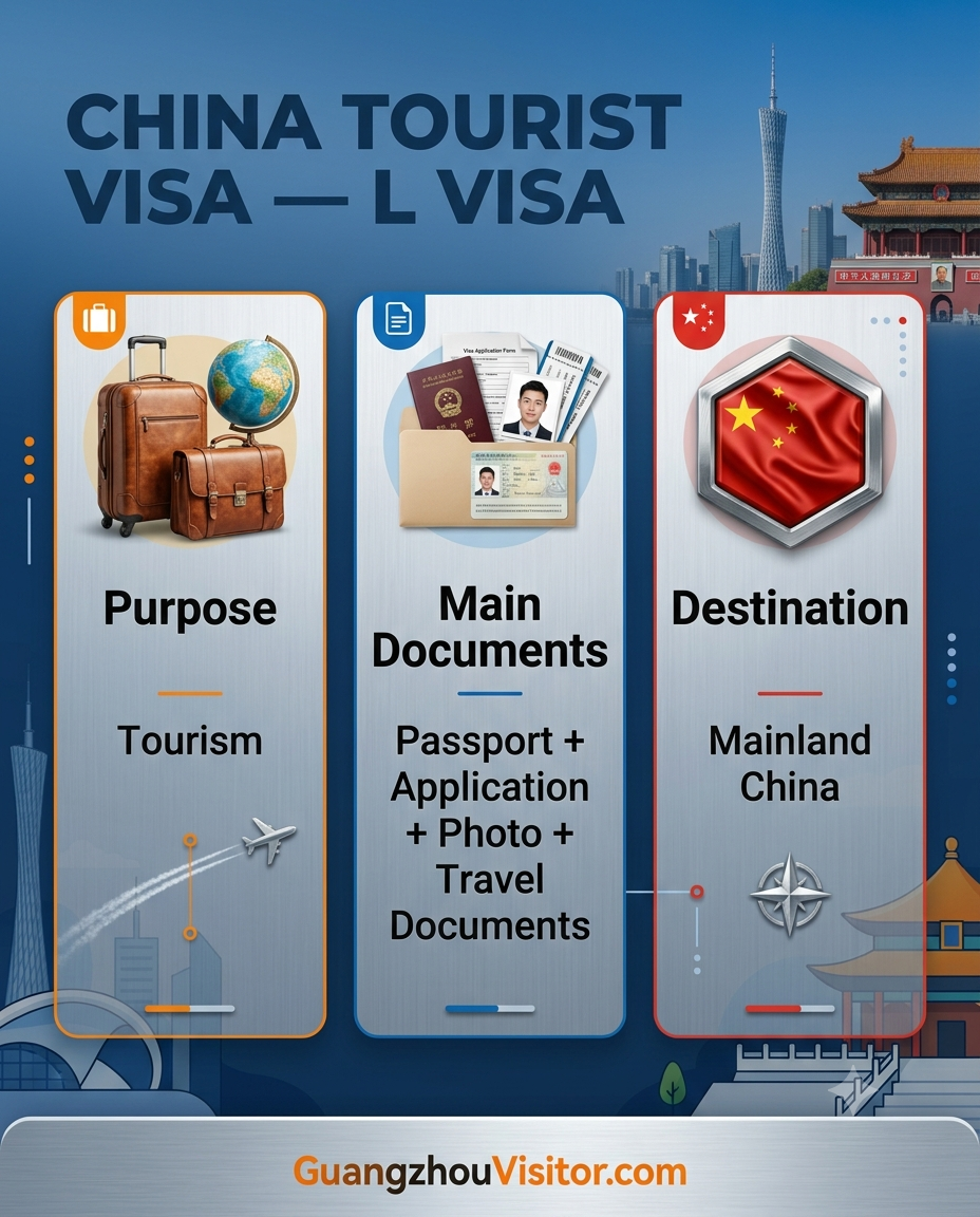 China Tourist Visa (L Visa) at a glance 2026 — key facts on validity, entries, duration of stay and requirements