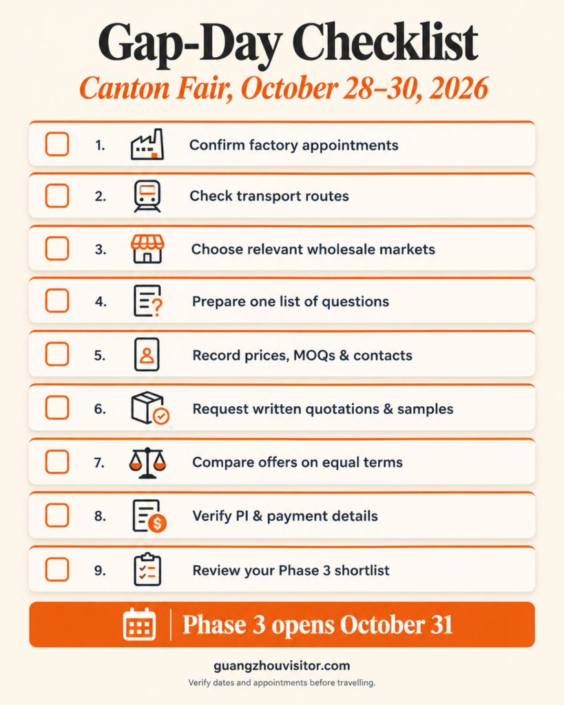 Canton Fair Gap Days 2026: What to Do on October 28–30 4 Guangzhou Visitor Canton Fair gap